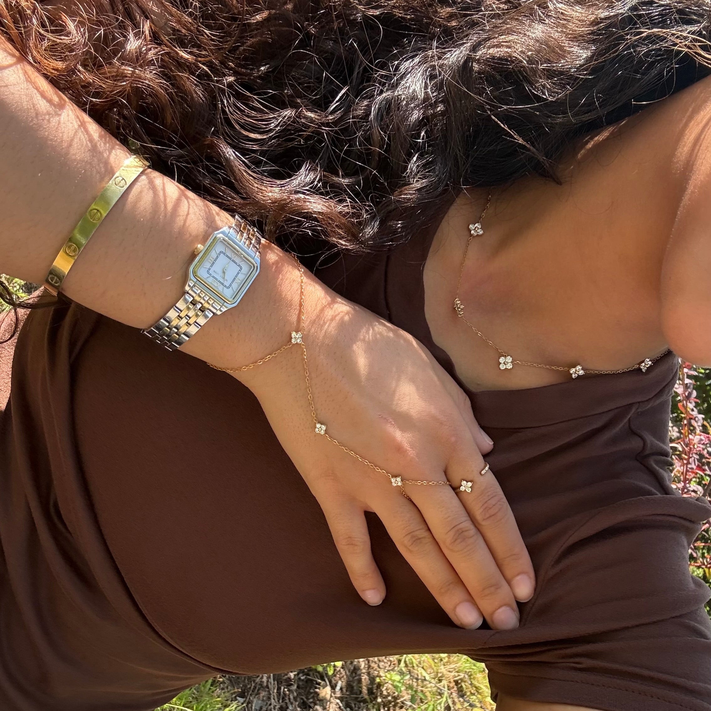 Petite Bloom adjustable ring