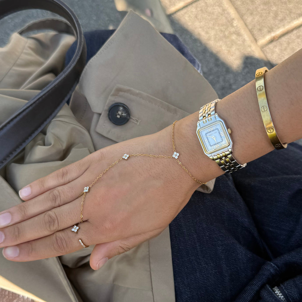 Petite Bloom adjustable ring
